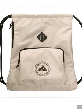 Adidas Women’s Beige Drawstring Backpack